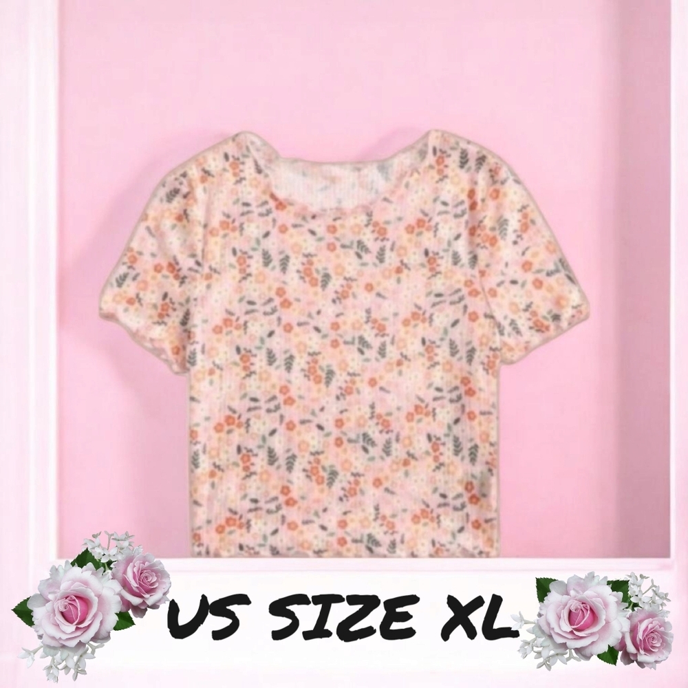 Short sleeve Floral tee Size XL